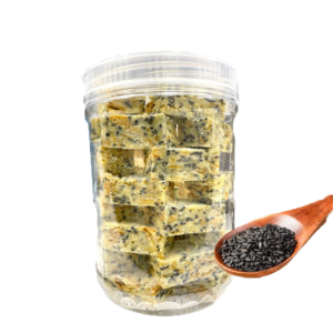 Marshmallow Cookie 雪花酥 700G Black Sesame 黑芝麻