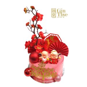 Longevity Shou Gong Shou Po Money Tree Birthday Cake 长寿公婆金钱树生日蛋糕 (6 | 8 Inch) - Fresh Baked