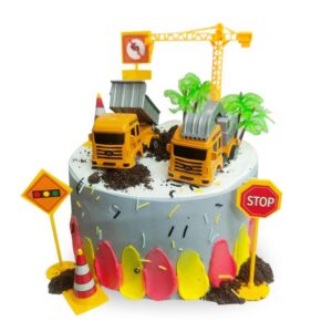 Construction Vehicle Cake 2 建筑车辆蛋糕 2 - 6 Inch / 8 Inc