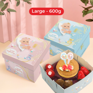 Traditional Sweet Beginnings (Large buttercake 600g + 6pc Snacks)