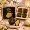 Charcoal Gold Snowskin - Mao Shan Wang Durian Mooncake (4PCS per Box)