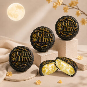 Charcoal Gold Snowskin - Mao Shan Wang Durian Mooncake (4PCS per Box)