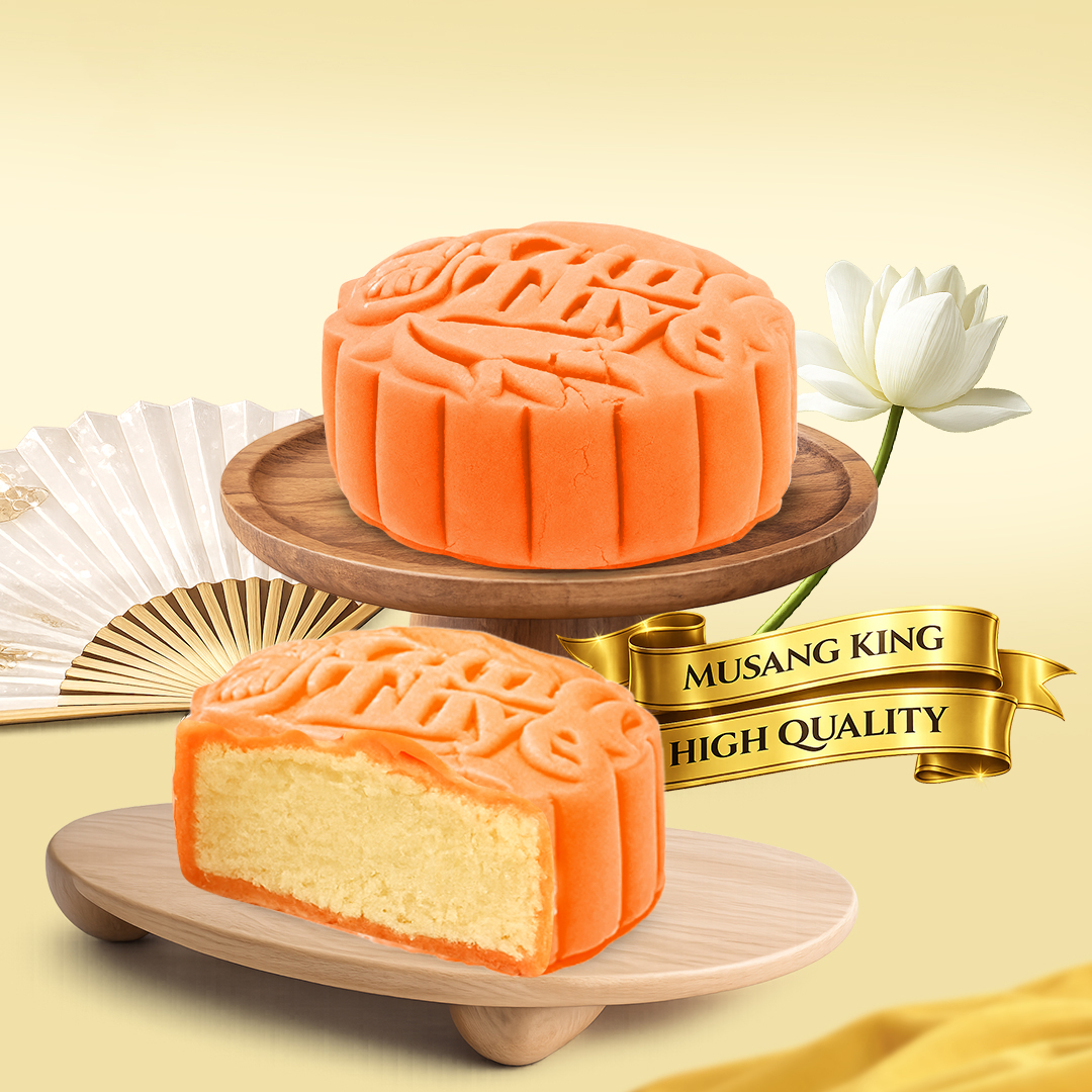 Snowskin Mooncake - Durian Mao Shan Wang (Orange) 4 Pcs Snowskin Mooncake - Durian Mao Shan Wang (Orange) 4 Pcs - Image 3