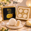 MSW Durian White Snowskin Mooncake 4 Pcs/Box